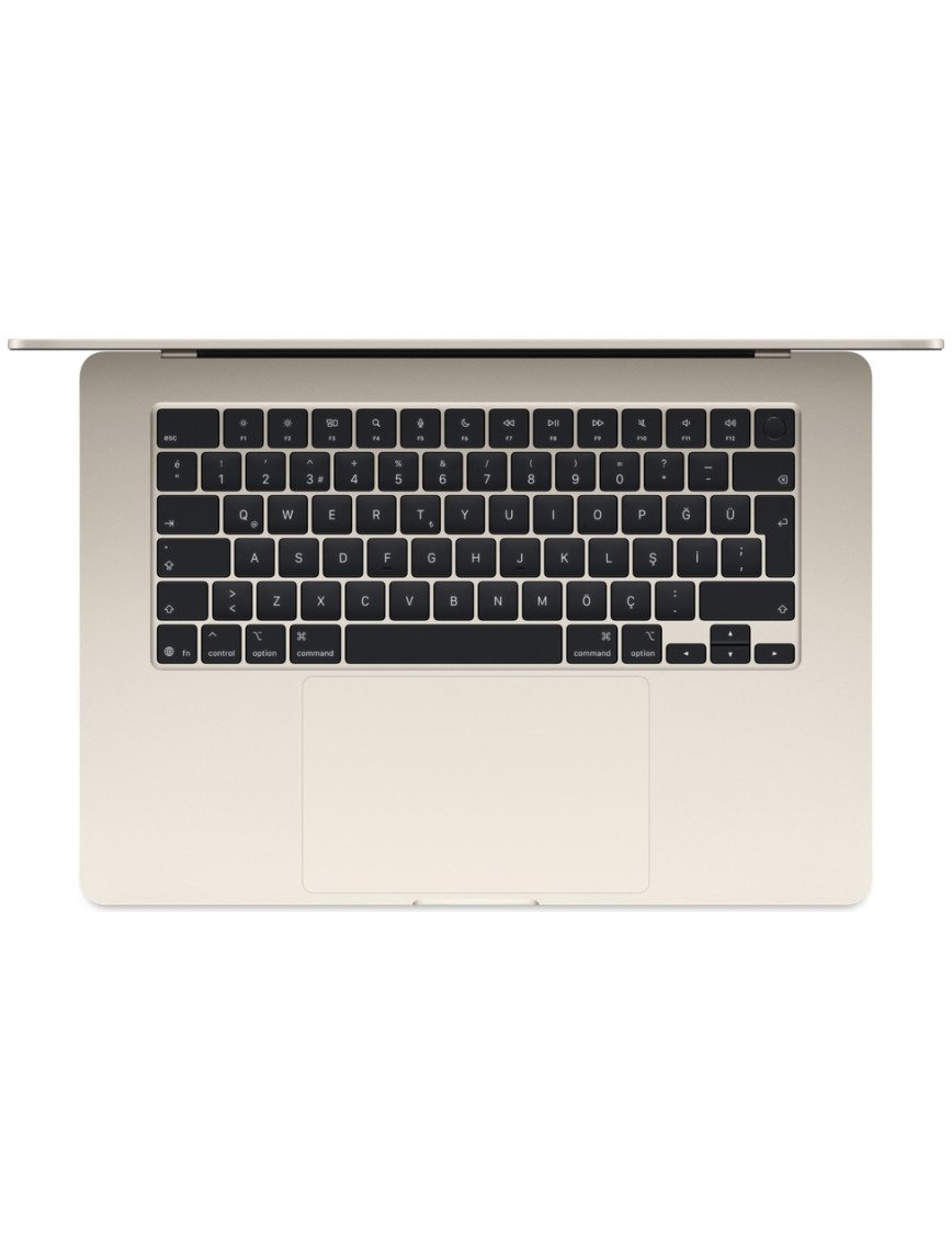 Apple MacBook Air M4 24GB 512GB SSD macOS 15" Taşınabilir Bilgisayar Yıldız Işığı MC6K4TU/A