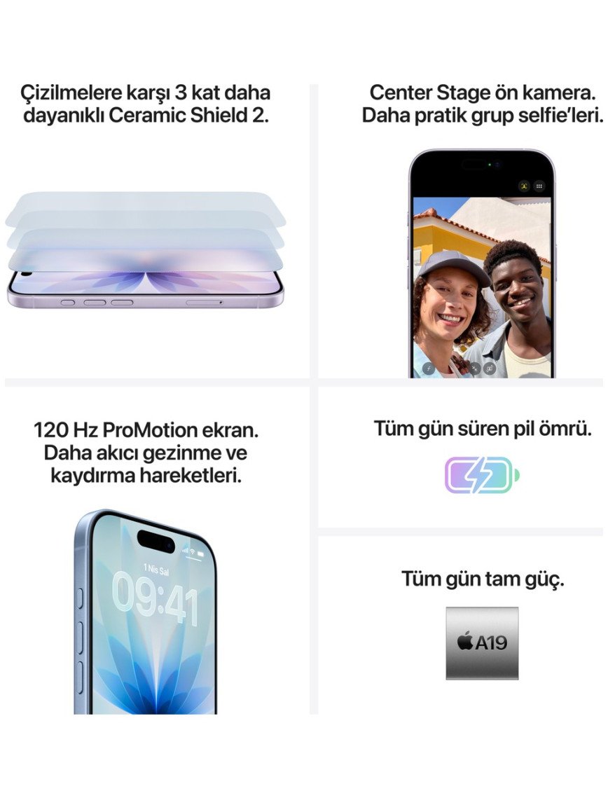 Apple iPhone 17 256 GB Beyaz